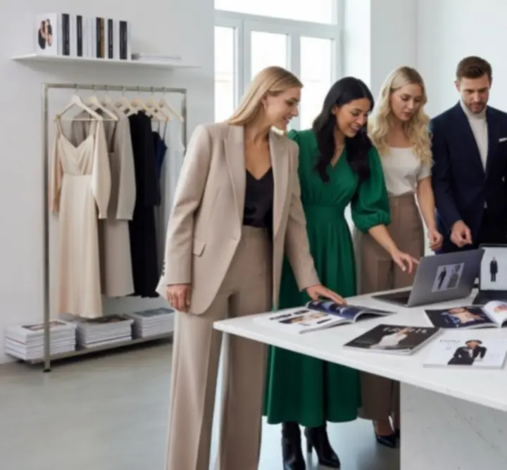 DAILY FASHION MIX divatportál csapata kreatív megbeszélés közben